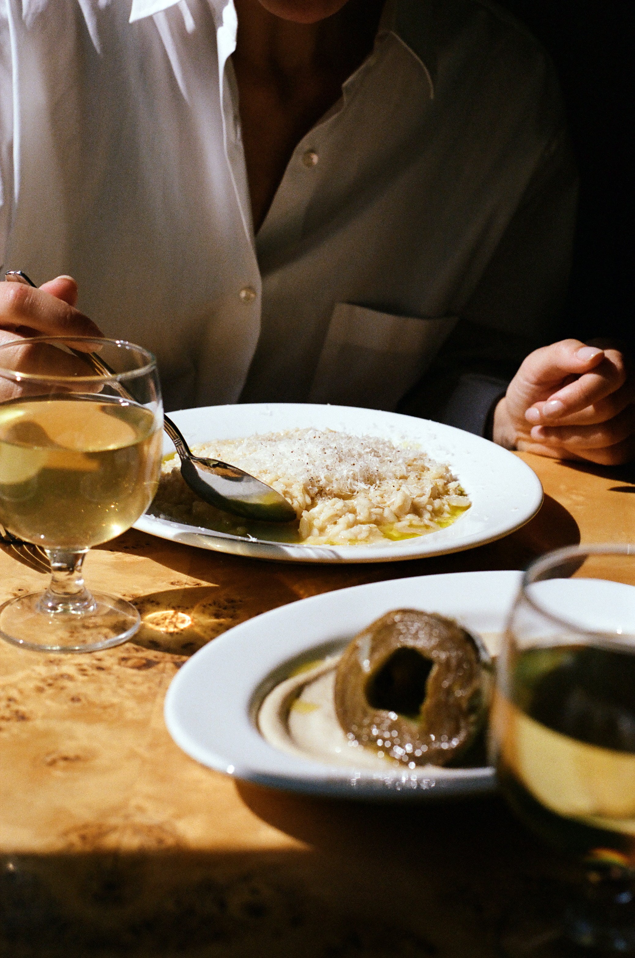 Plates from the kitchen