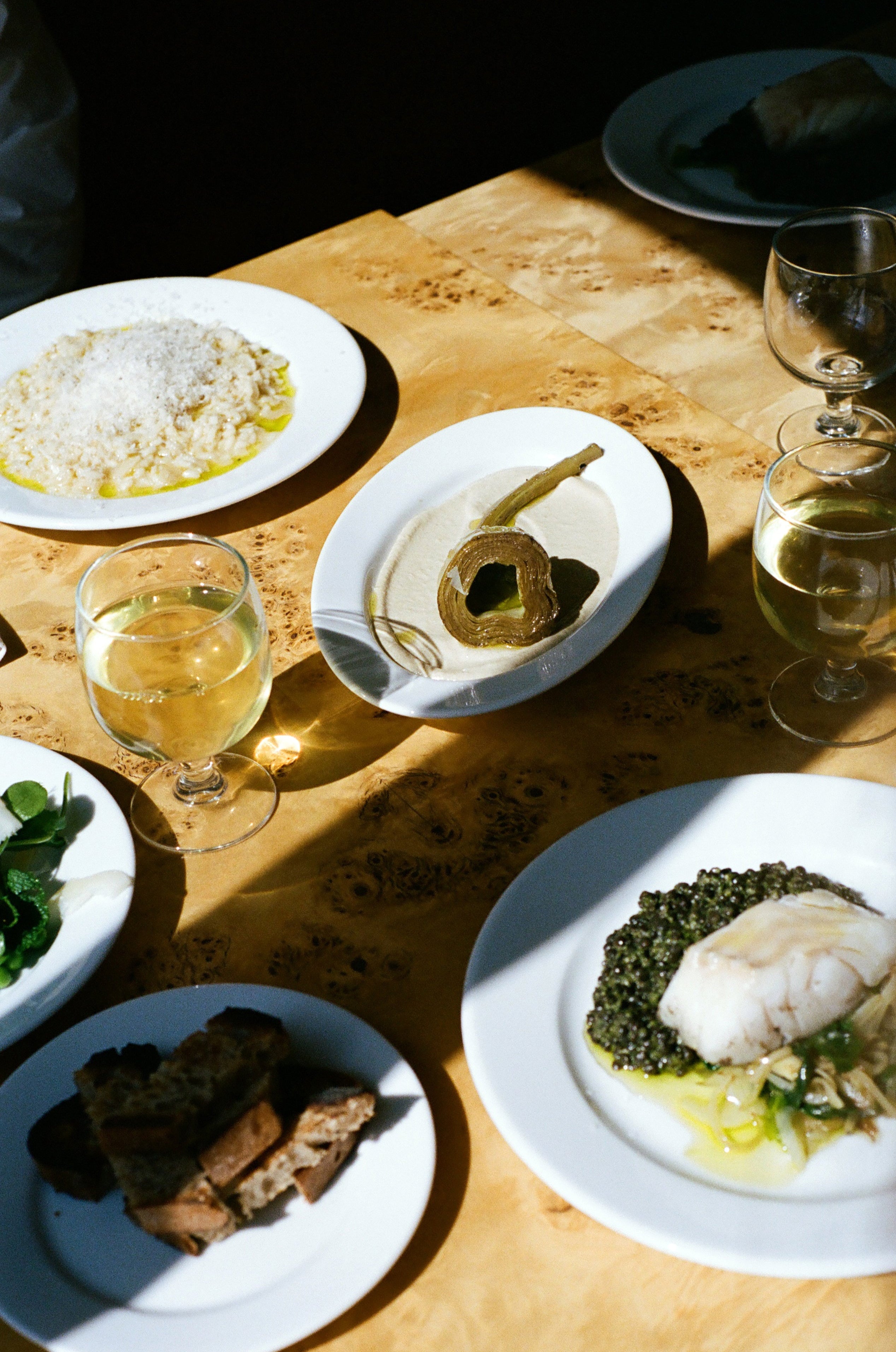 Plates from the kitchen