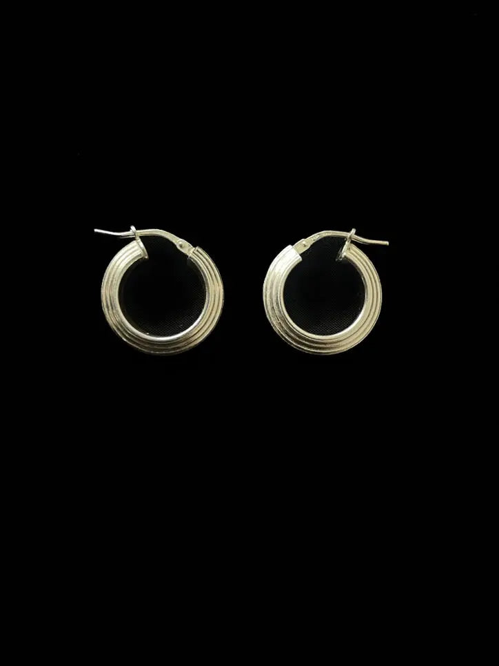 Le Sept Earrings, Silver SANTANGELO