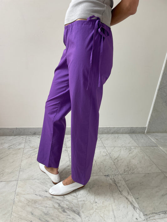 Tie Pants, Purple Brooke Callahan