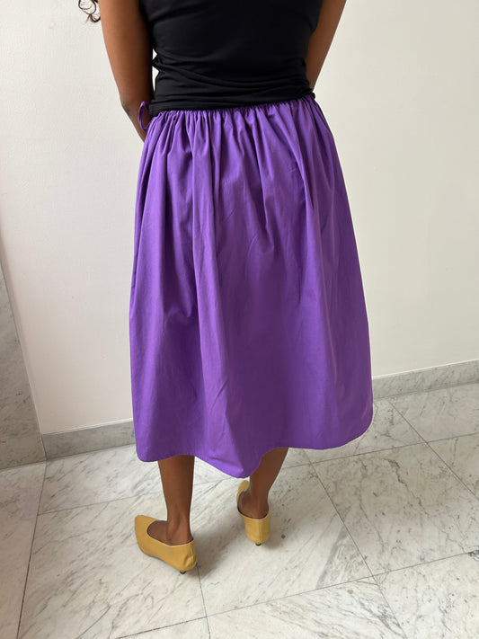 Tie Skirt, Purple Brooke Callahan