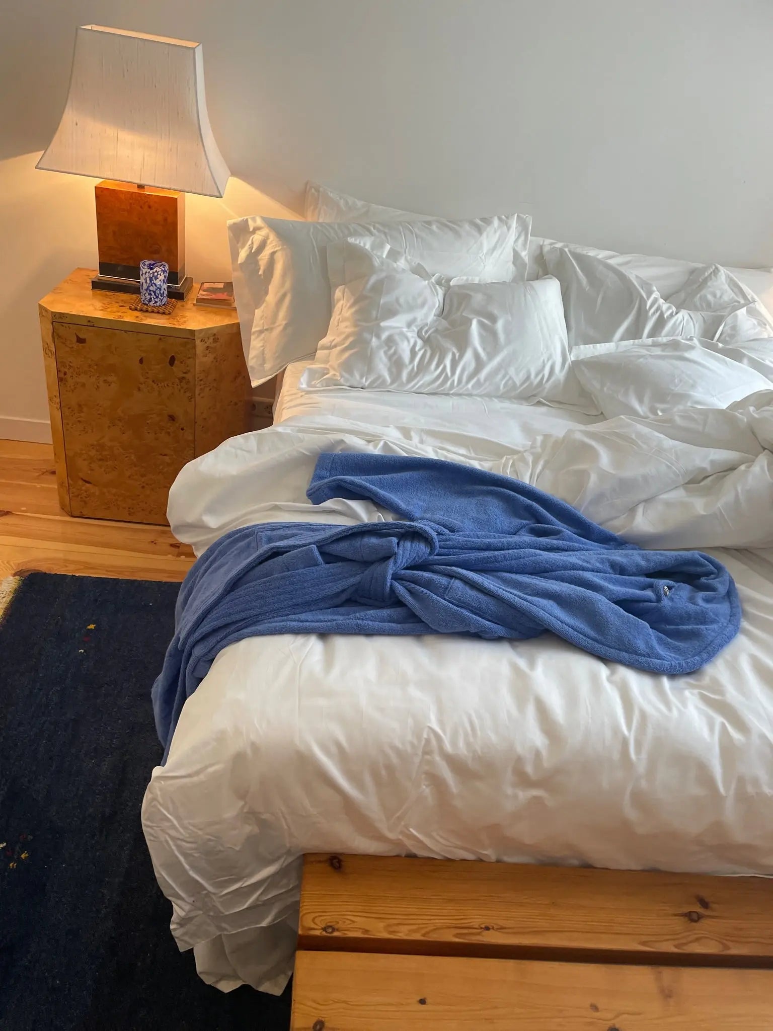 Classic Bathrobe, Clear Blue TEKLA