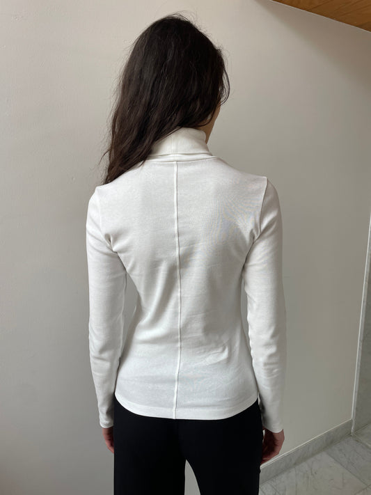 Dinah Turtleneck, White FLORE FLORE
