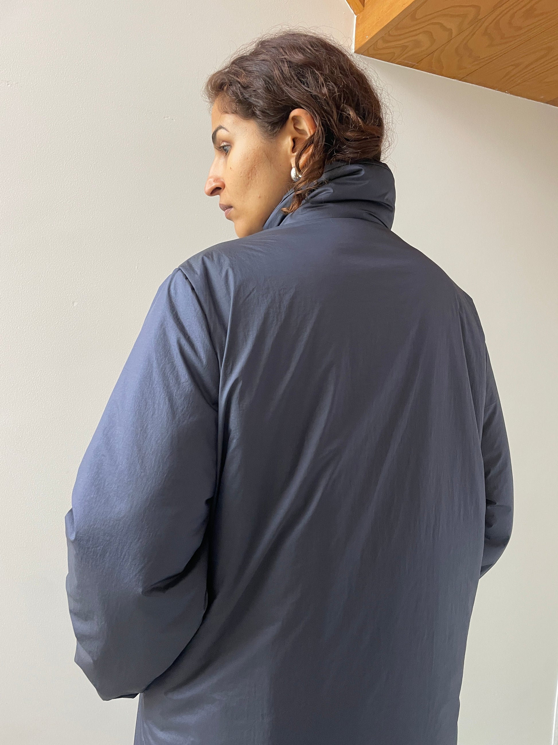 Padded Coat Crinkled Nylon, Orage BAMBOU ROGER KWONG
