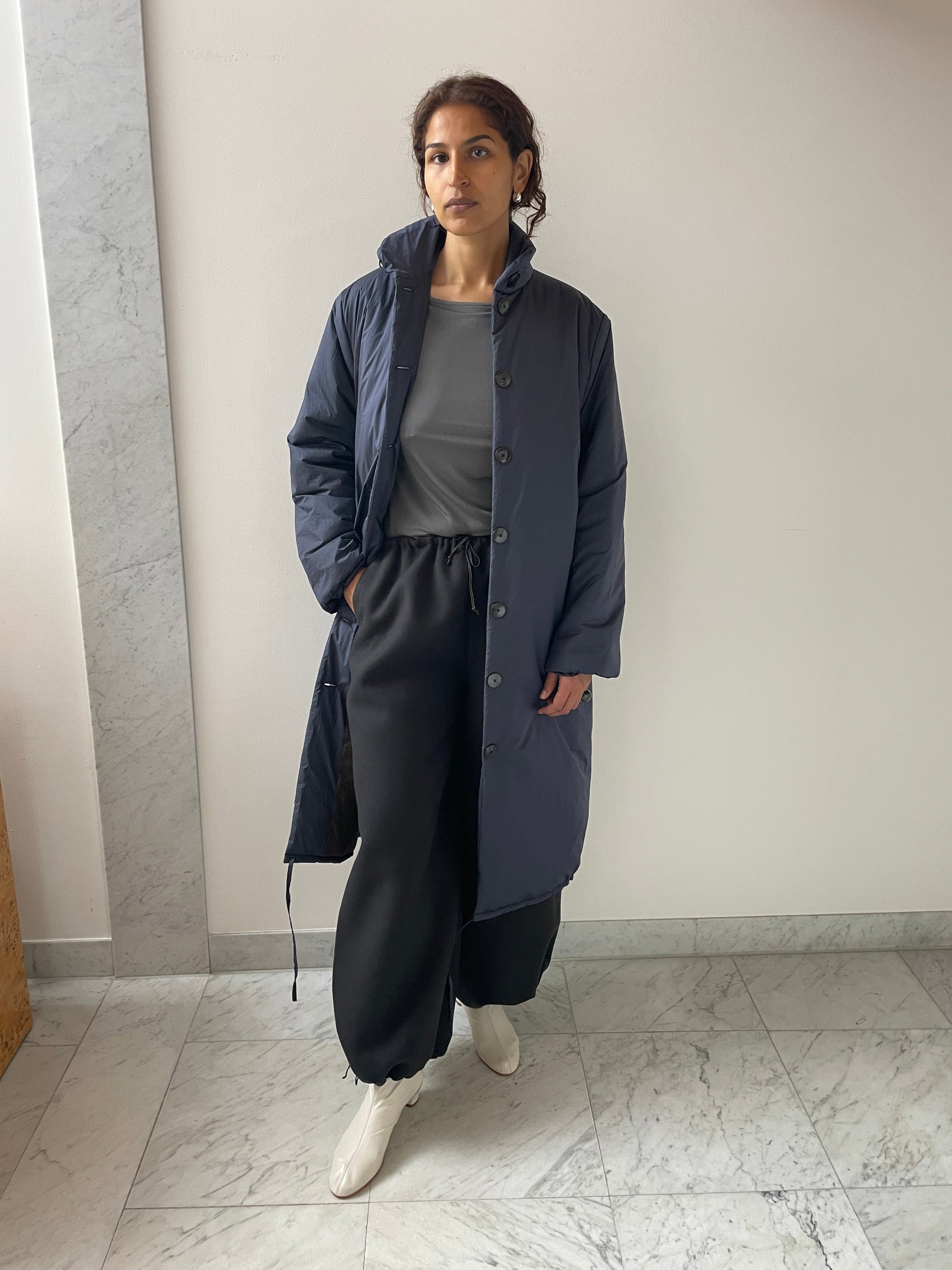 Padded Coat Crinkled Nylon, Orage BAMBOU ROGER KWONG