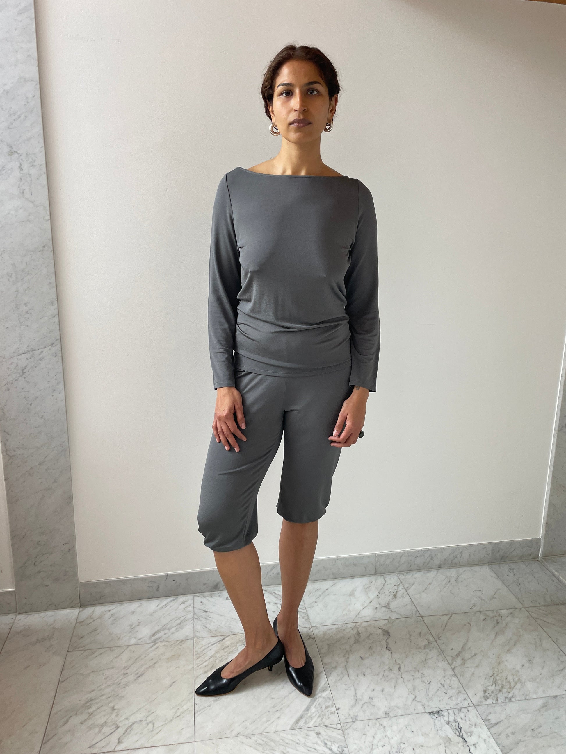 Long Sleeves Top, Dolphin BAMBOU ROGER KWONG