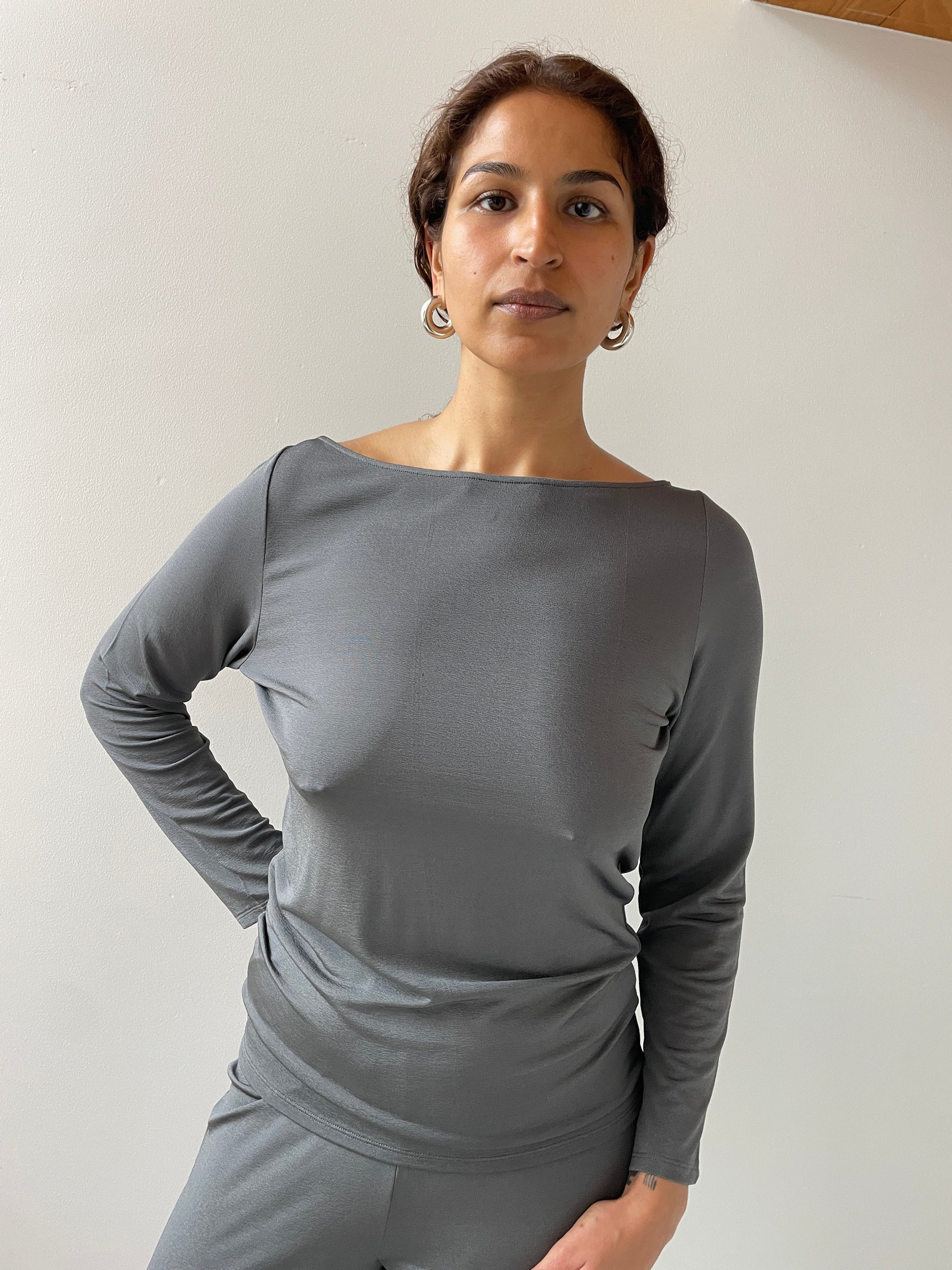 Long Sleeves Top, Dolphin BAMBOU ROGER KWONG