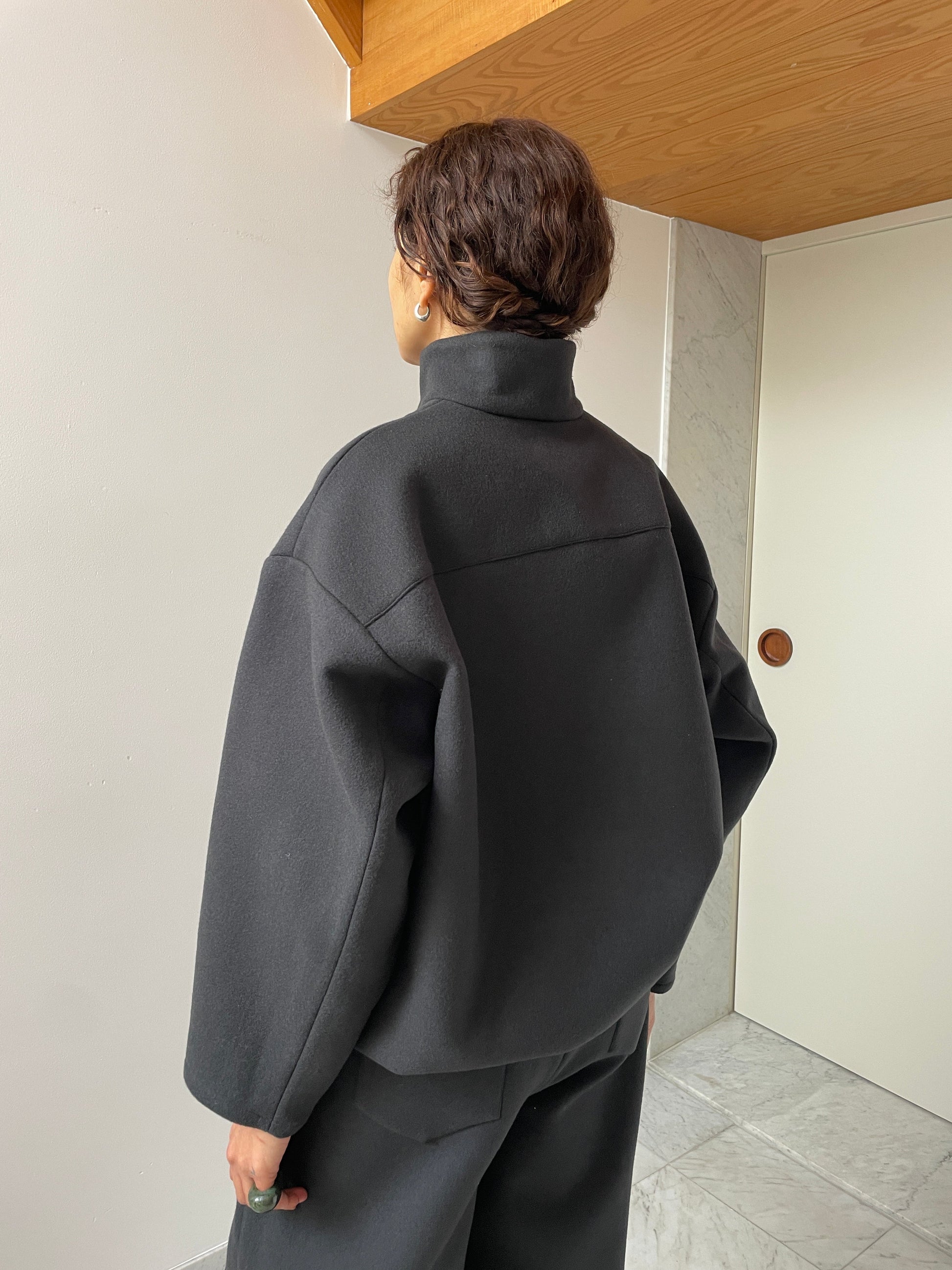 Double Face Wool Vareuse, Mousse BAMBOU ROGER KWONG