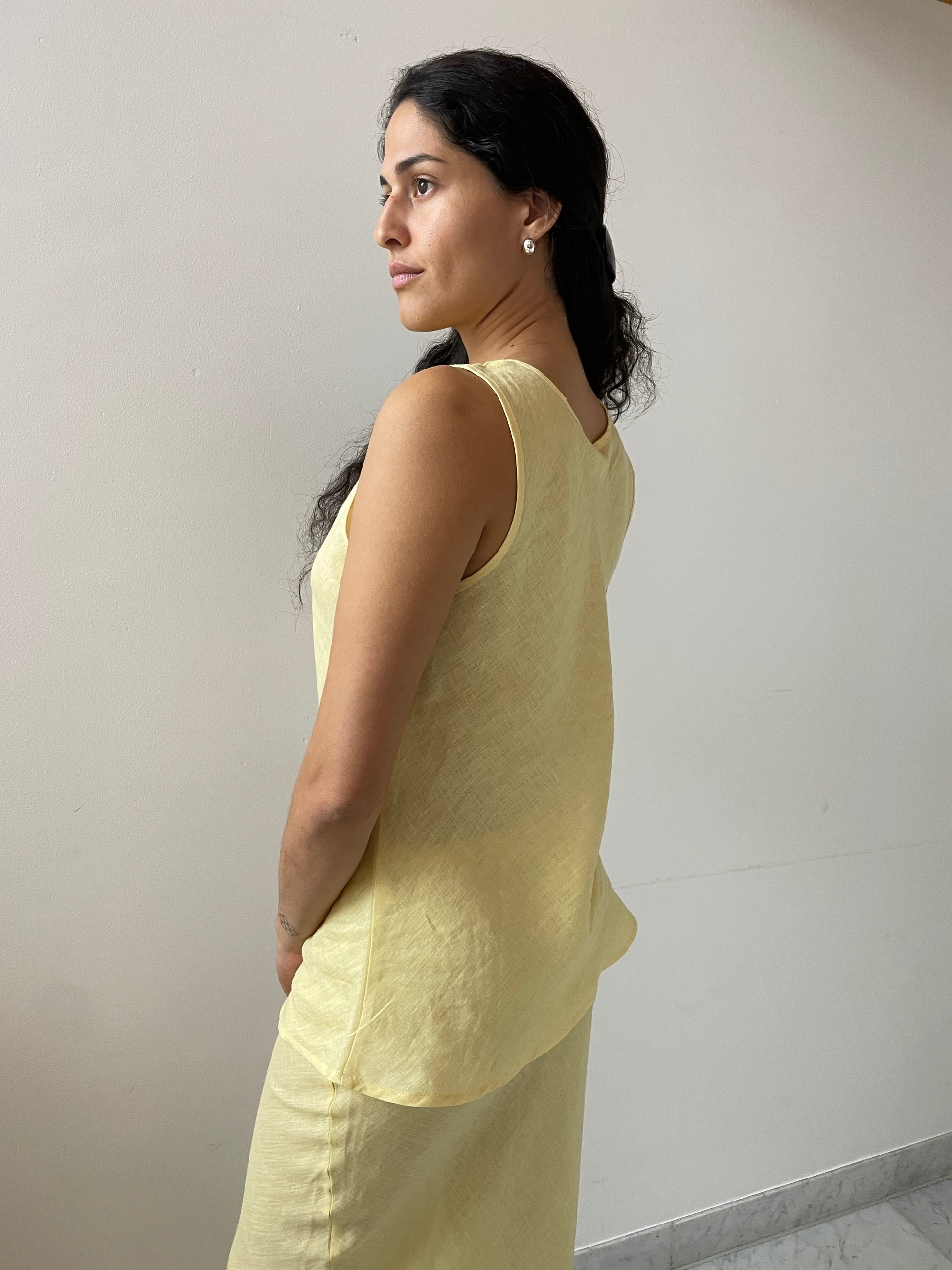 Dydine Tank Top, Yellow (Marseille) BASERANGE
