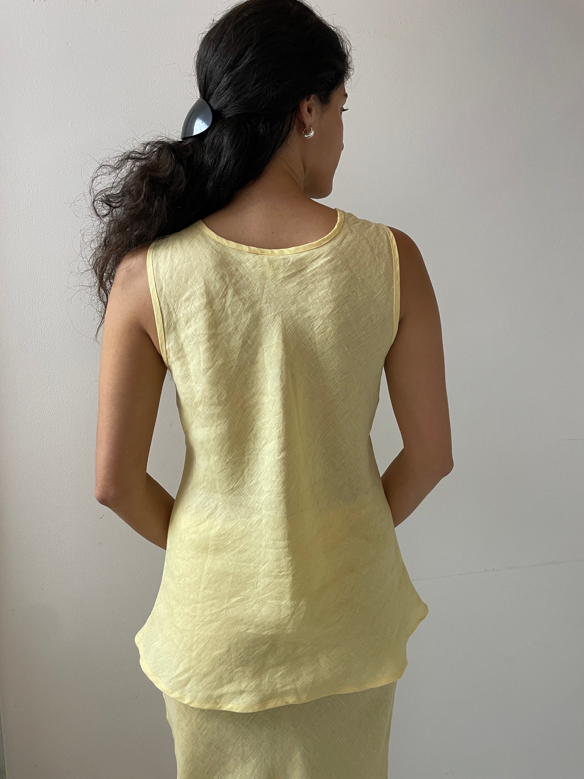 Dydine Tank Top, Yellow (Marseille) BASERANGE