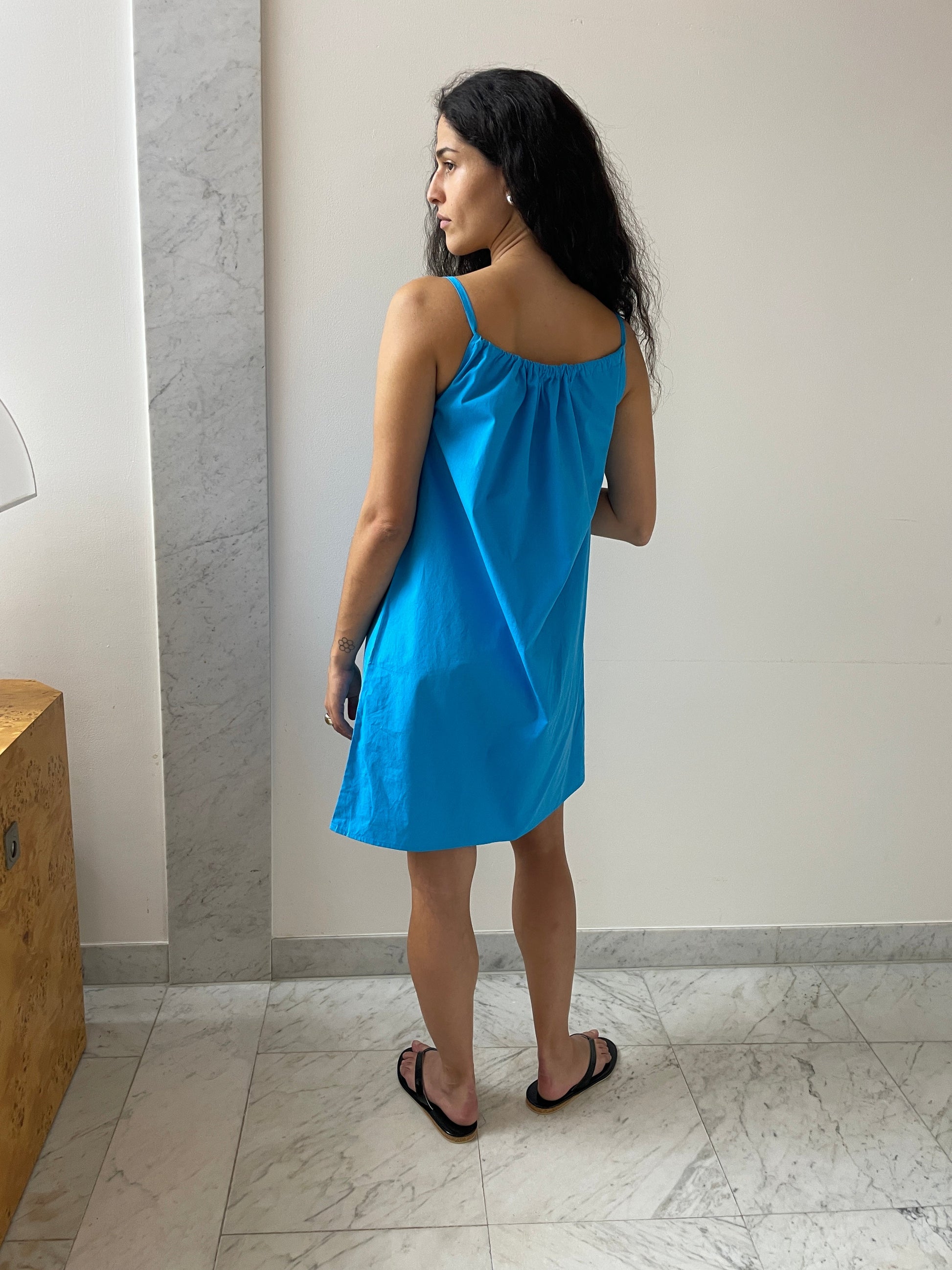 Bow Dress, Turquoise Brooke Callahan