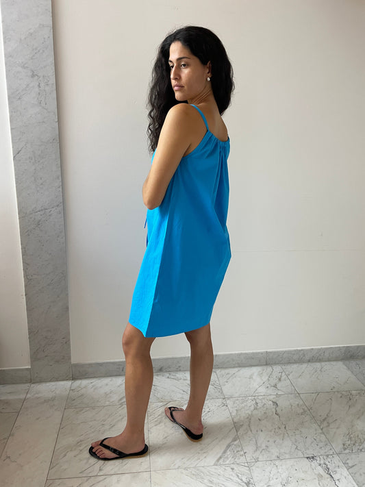 Bow Dress, Turquoise Brooke Callahan