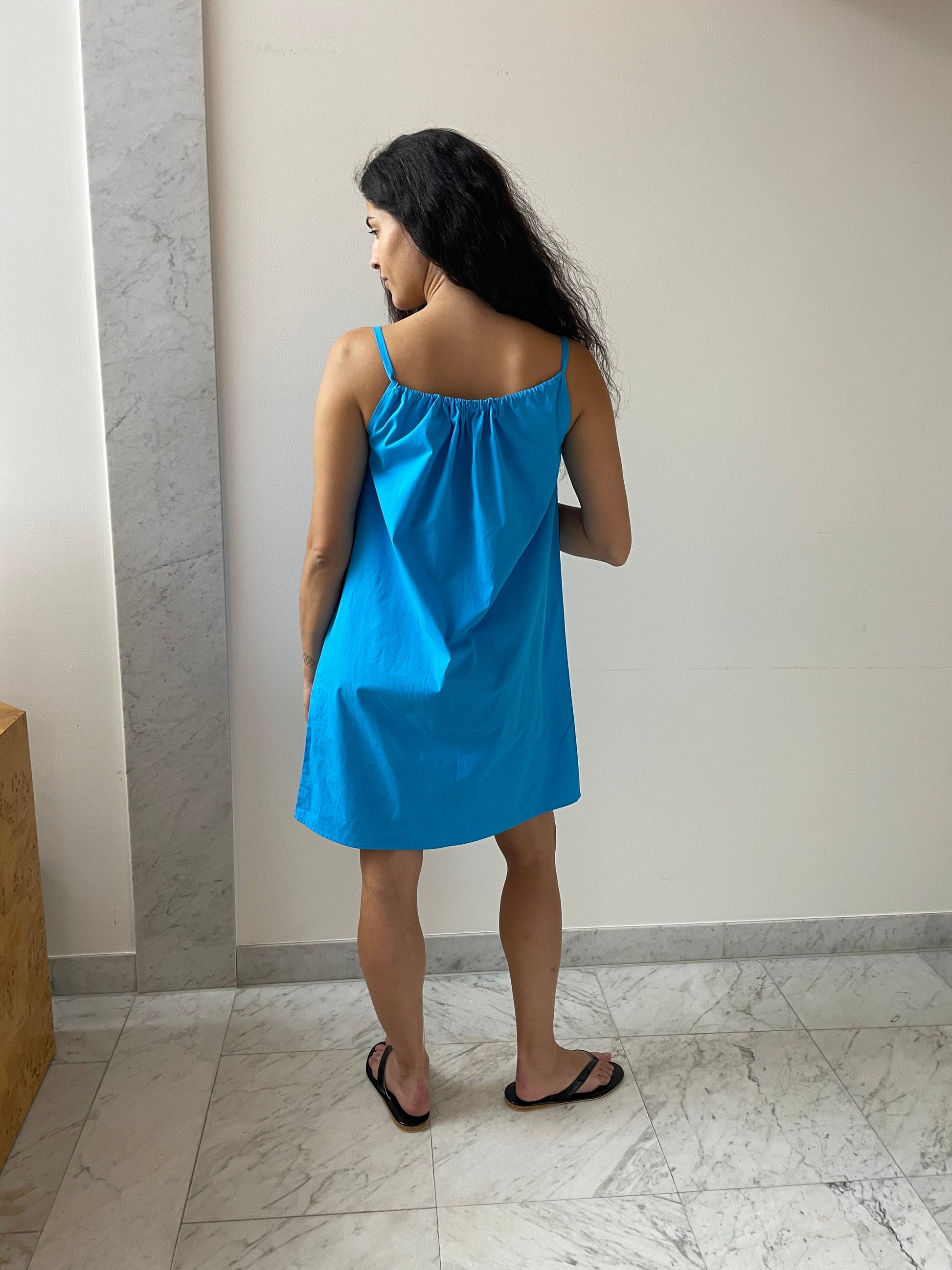Bow Dress, Turquoise Brooke Callahan