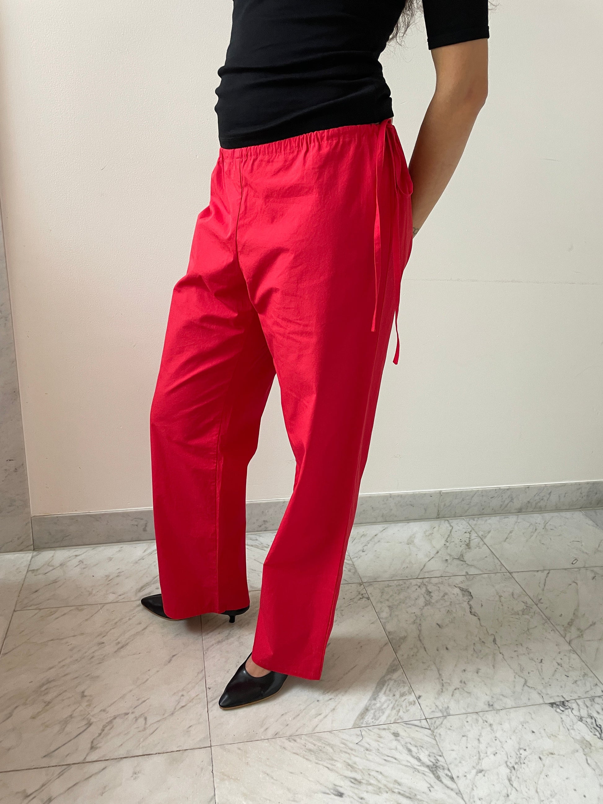 Tie Pants, Red Brooke Callahan