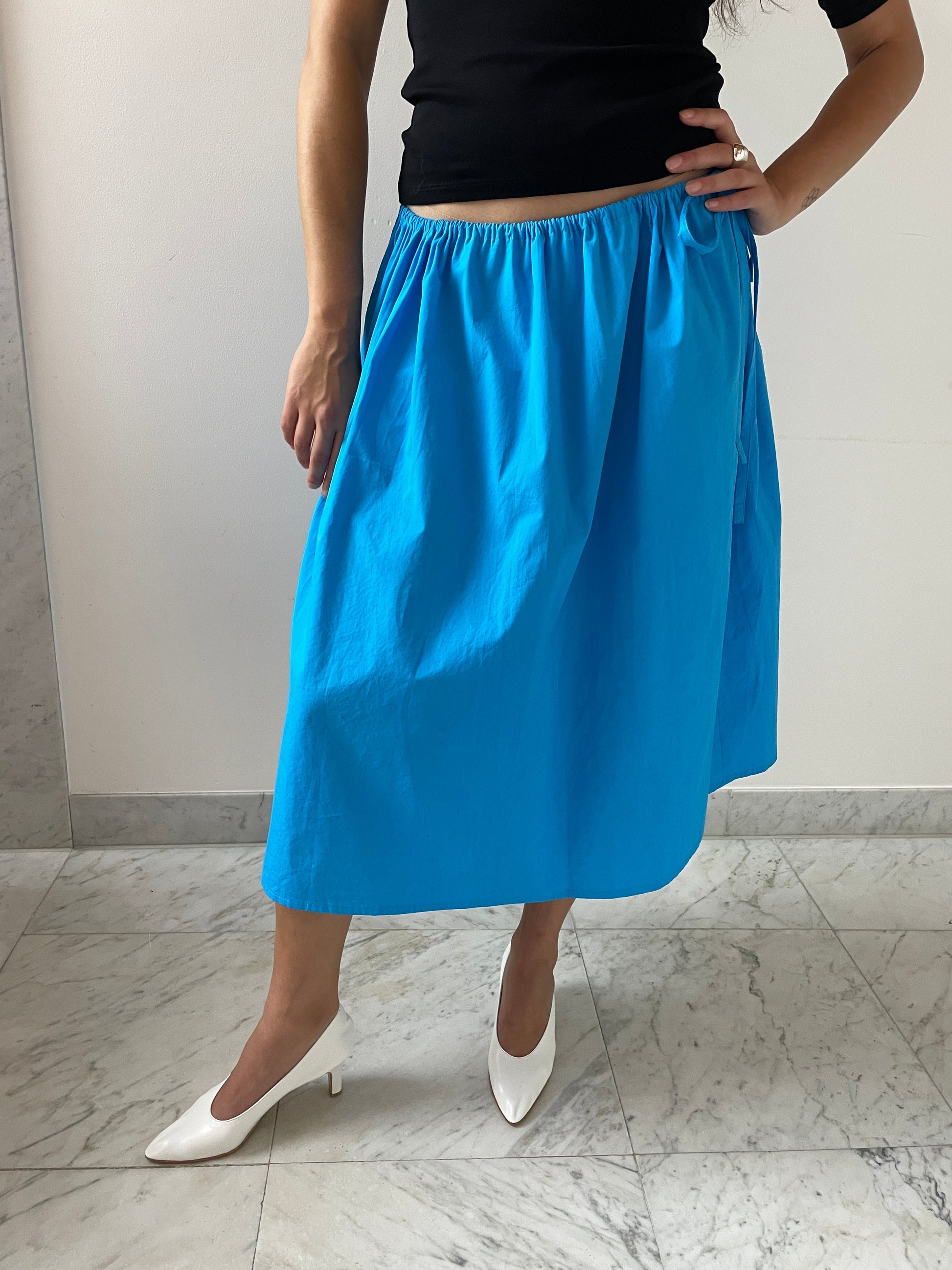Tie Skirt, Turqoise Brooke Callahan