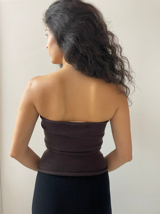 Belt, Dark Brown EXTREME CASHMERE