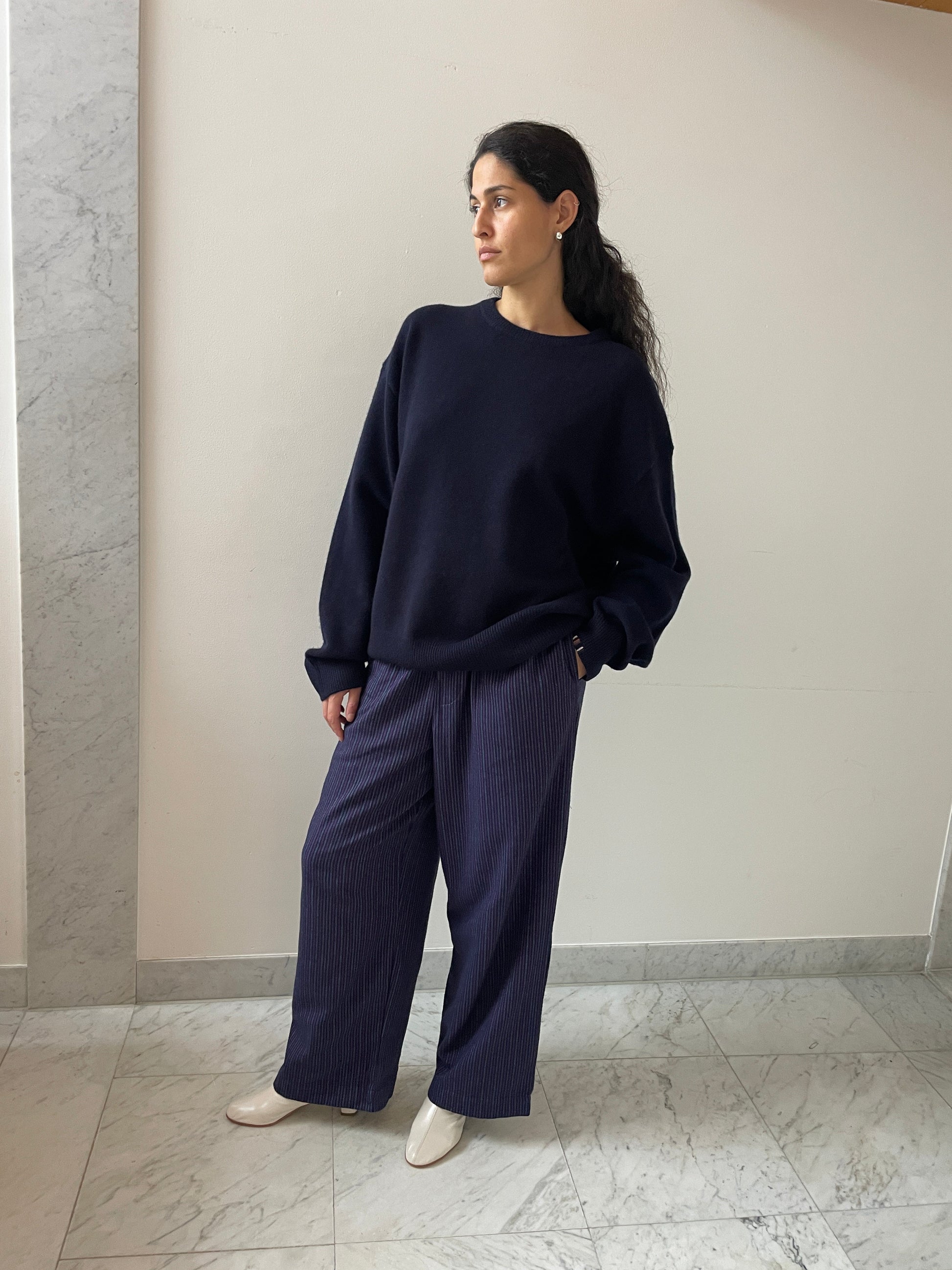 Mike, Navy EXTREME CASHMERE