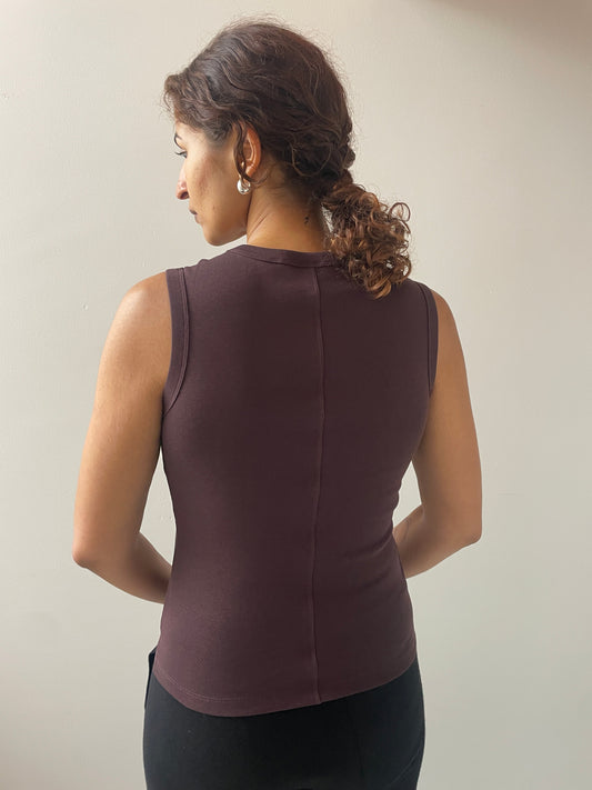 Esmé Tank, Choco Plum FLORE FLORE