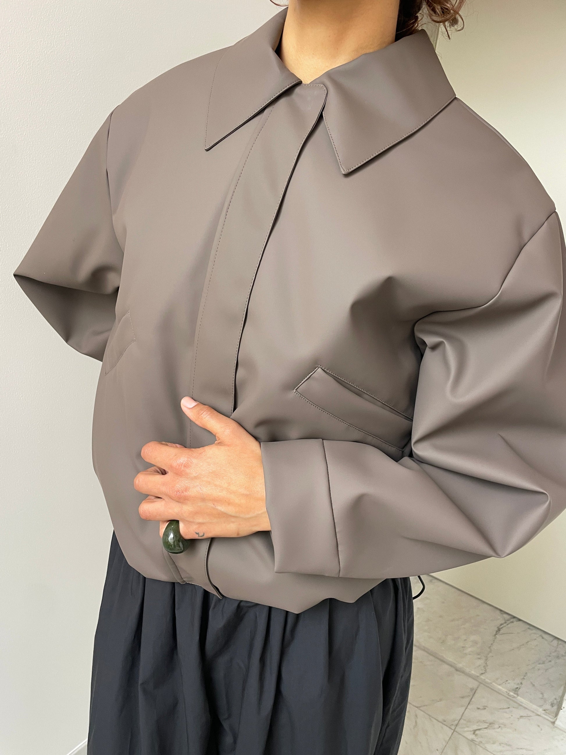 Bomber Short Rubber, Ash KASSL
