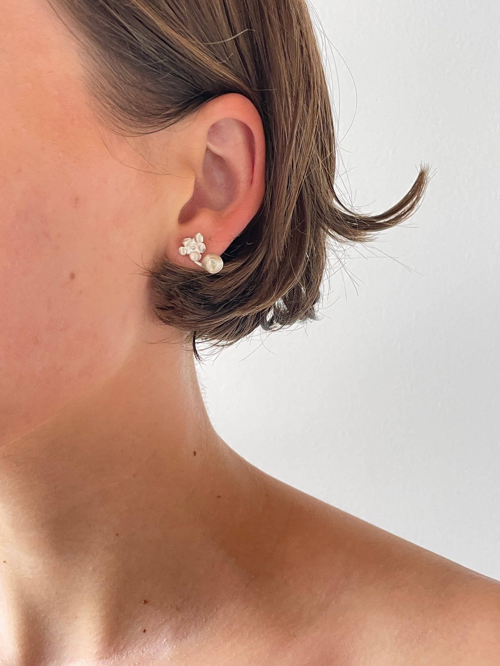 Earring Studs, Silver RIER