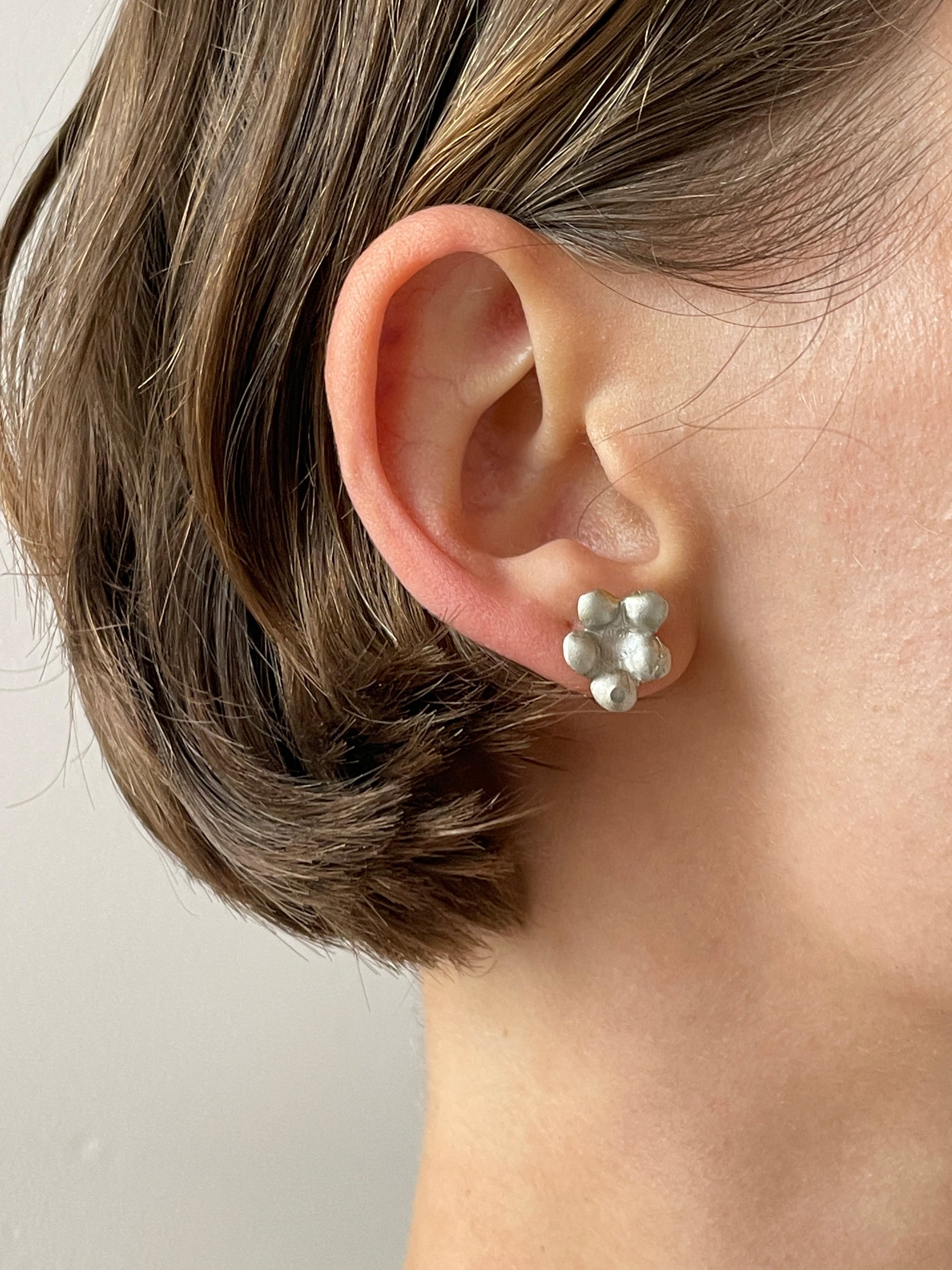 Earring Studs, Silver RIER