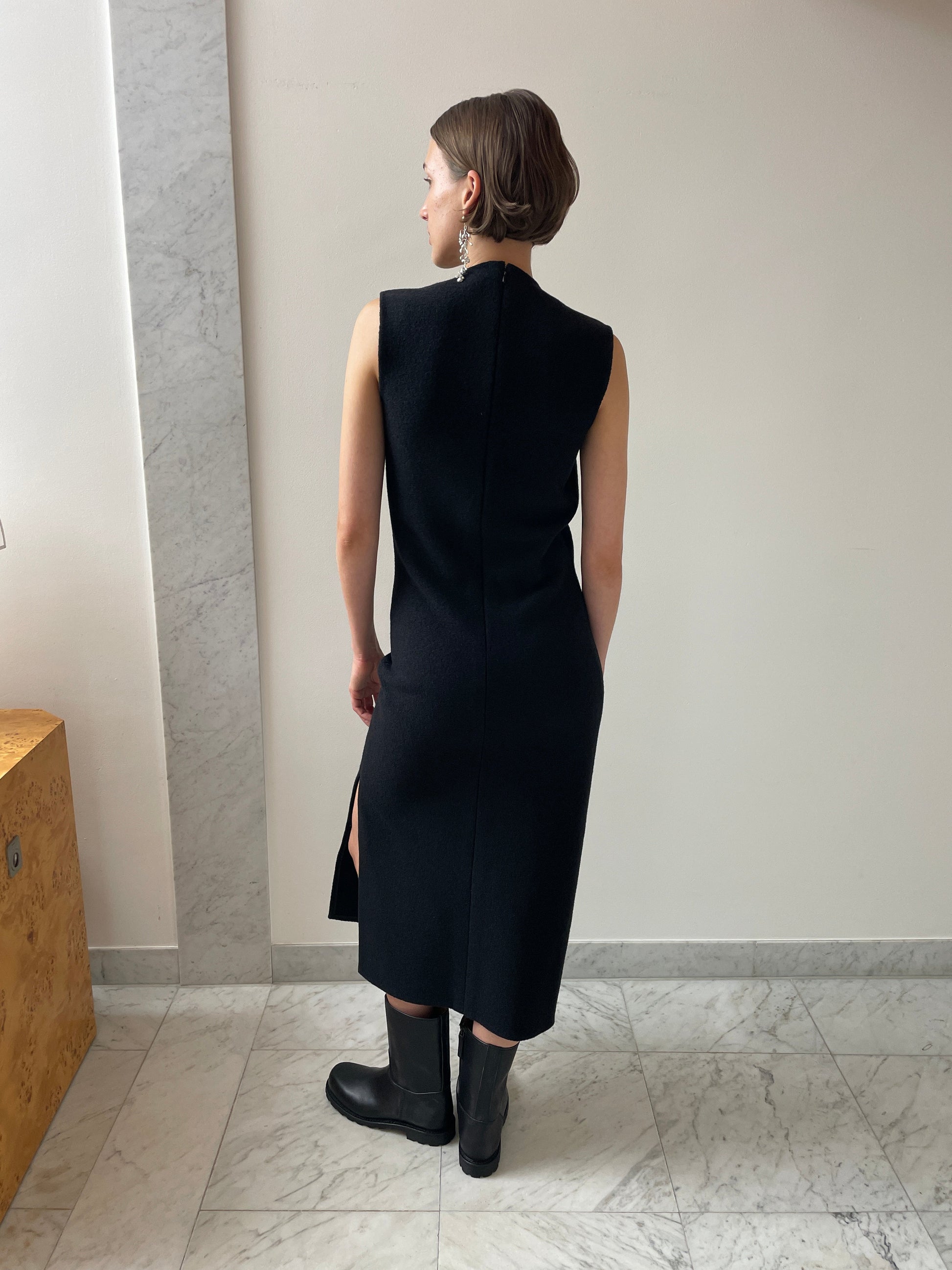 Walker Dress Long, Black RIER