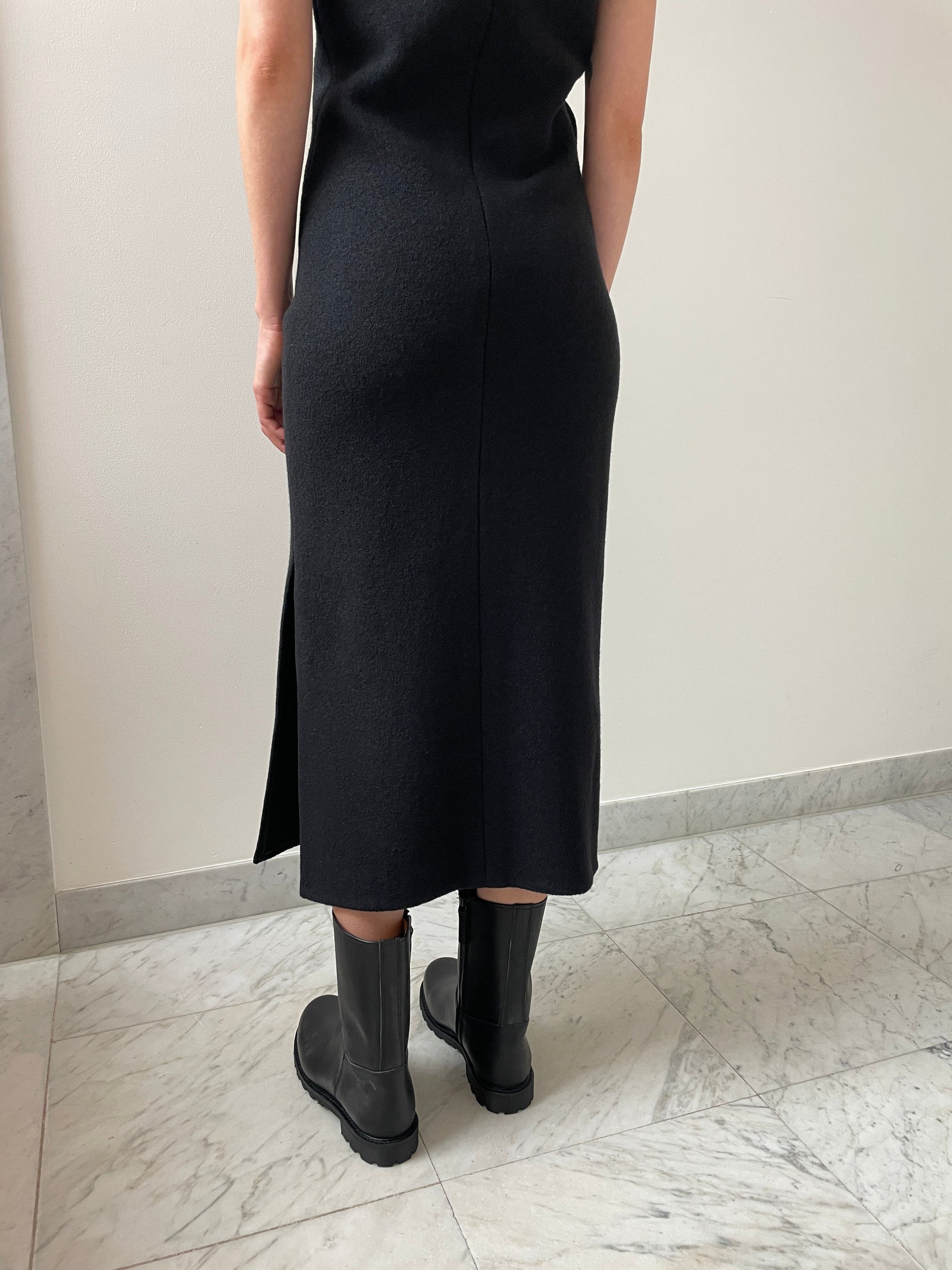 Walker Dress Long, Black RIER