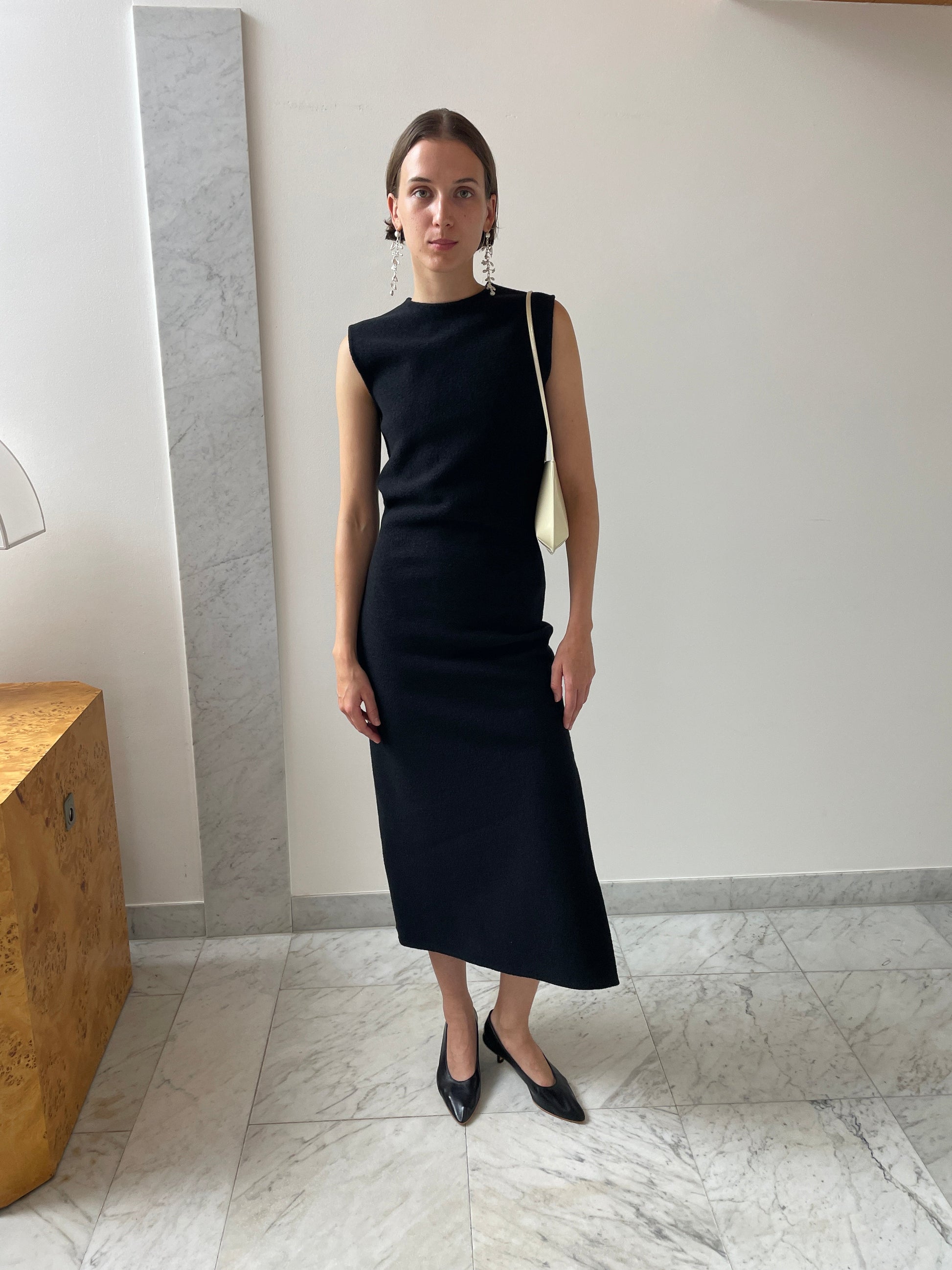 Walker Dress Long, Black RIER
