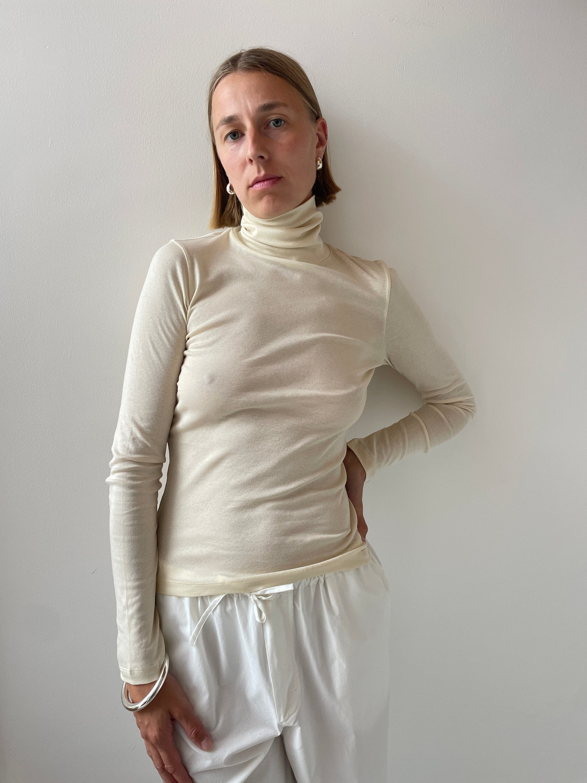 Dinah Turtleneck LW, Off White FLORE FLORE