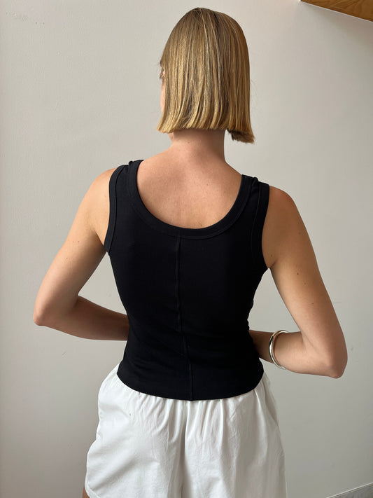 Hillie Tank, Black FLORE FLORE