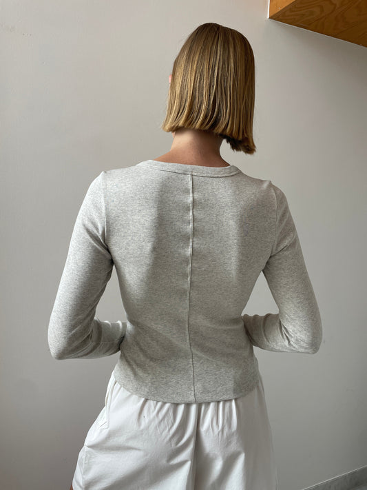 Max Tee, Heather Grey FLORE FLORE