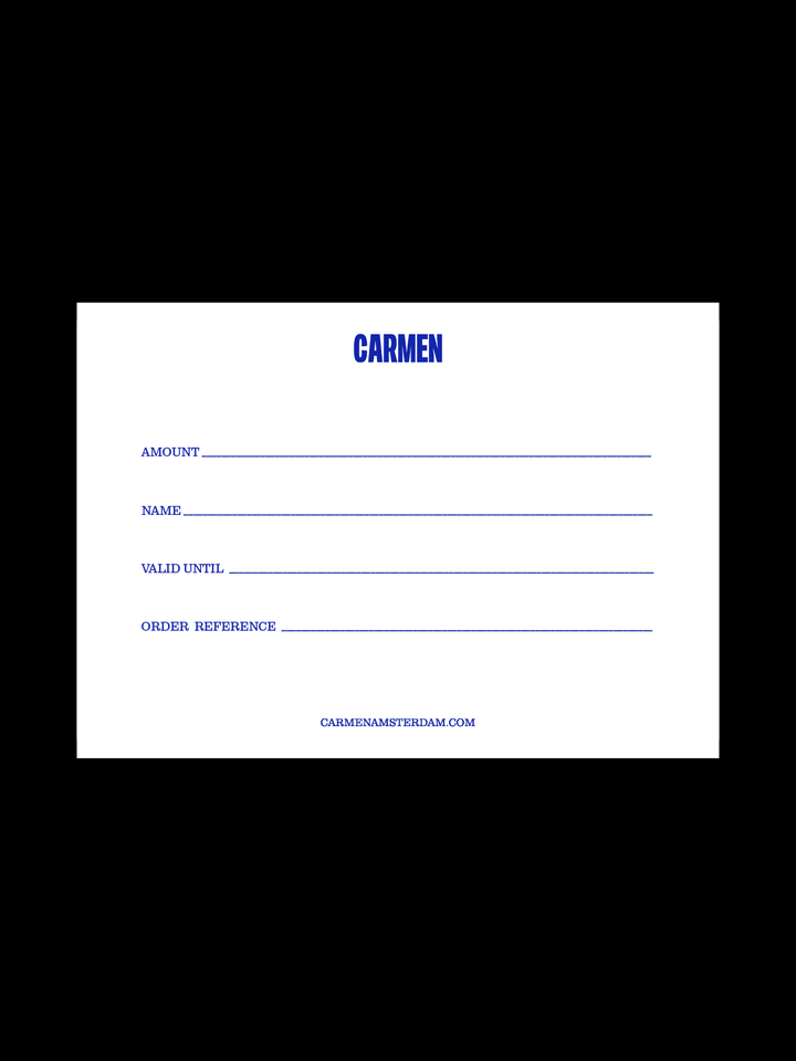 CARMEN Gift Card CARMEN