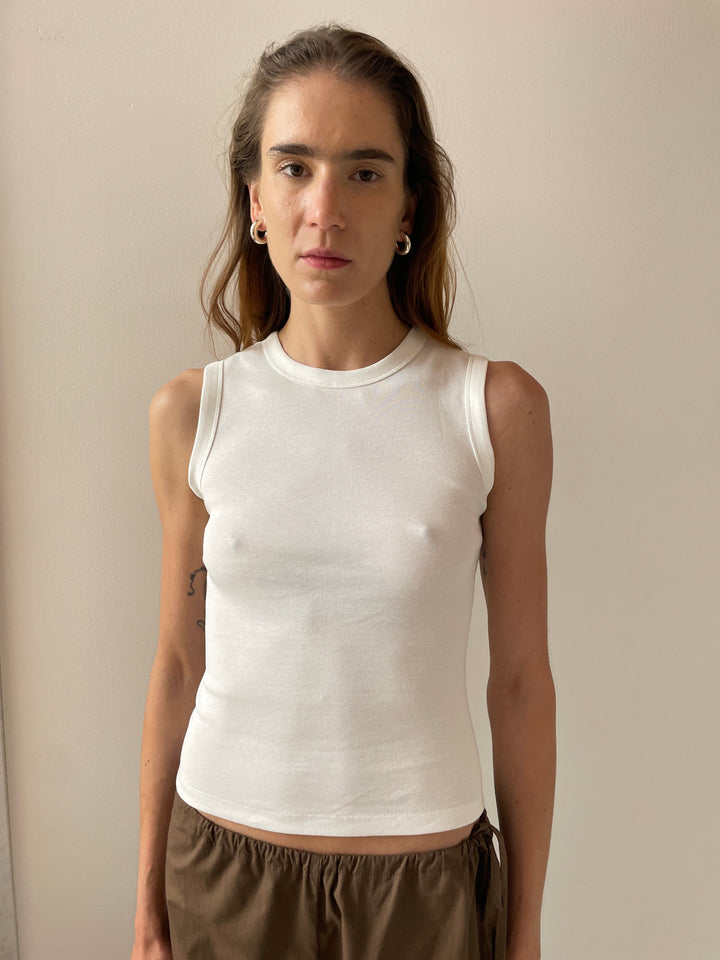 Esmé Tank, White FLORE FLORE