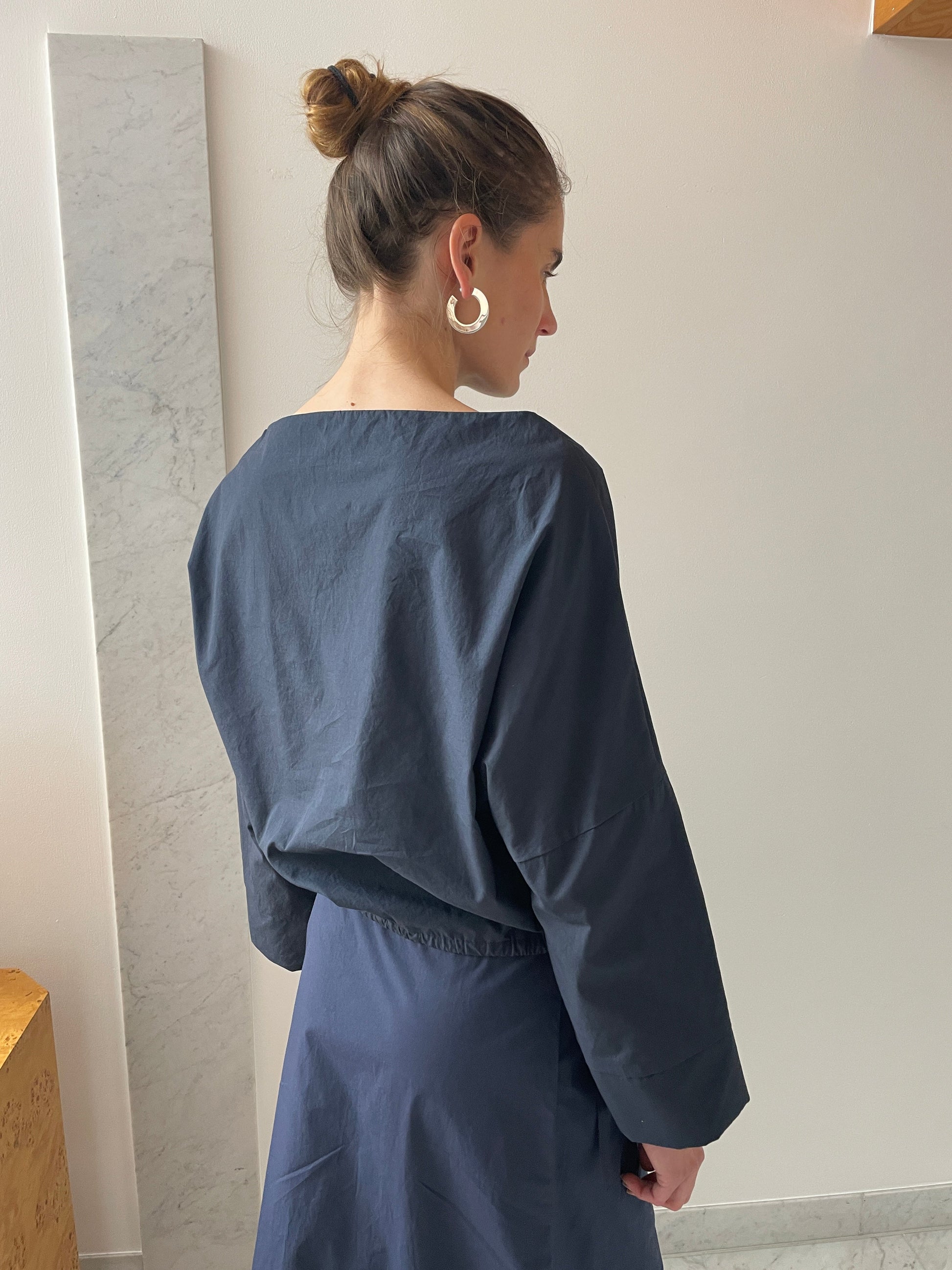 Cuff Top, Dark Navy Brooke Callahan