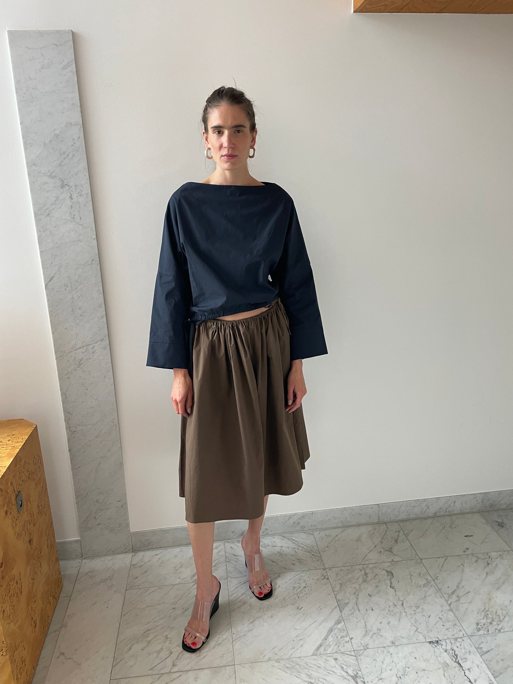Cuff Top, Dark Navy Brooke Callahan