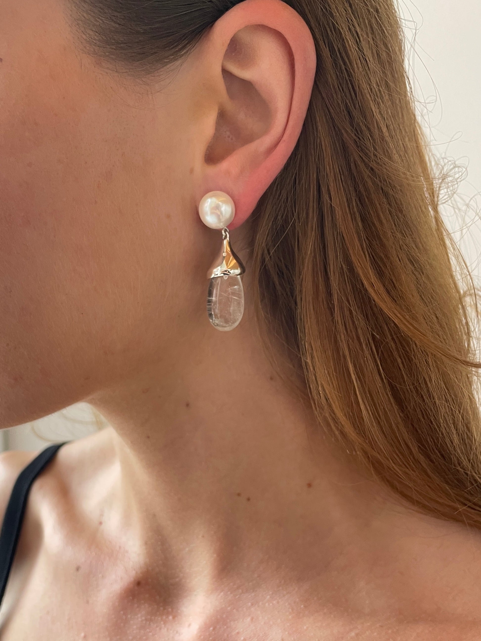 Audrey Earrings, Quartz SOPHIE BUHAI