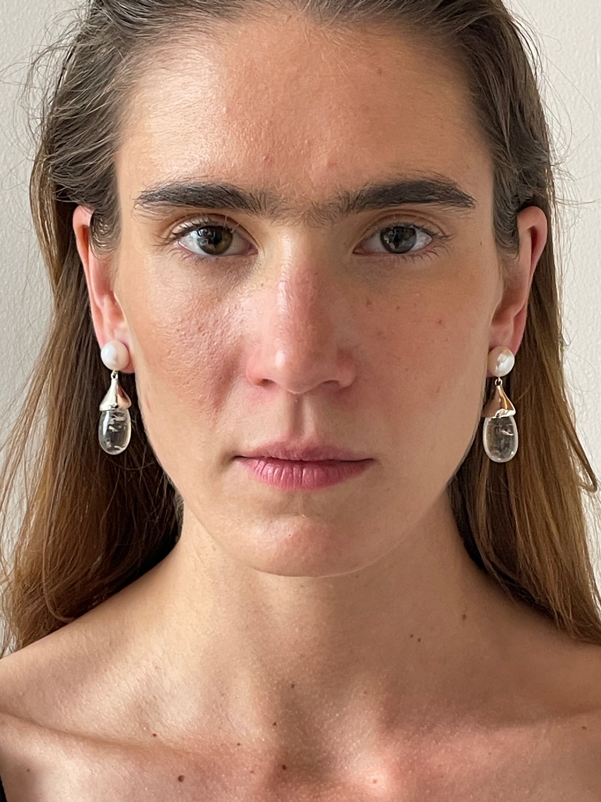 Audrey Earrings, Quartz SOPHIE BUHAI