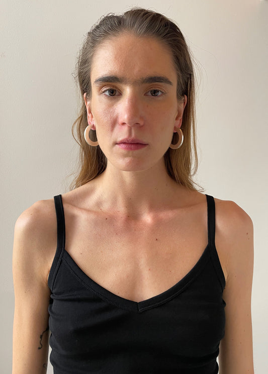 Classic Hoop Earrings, Silver SOPHIE BUHAI