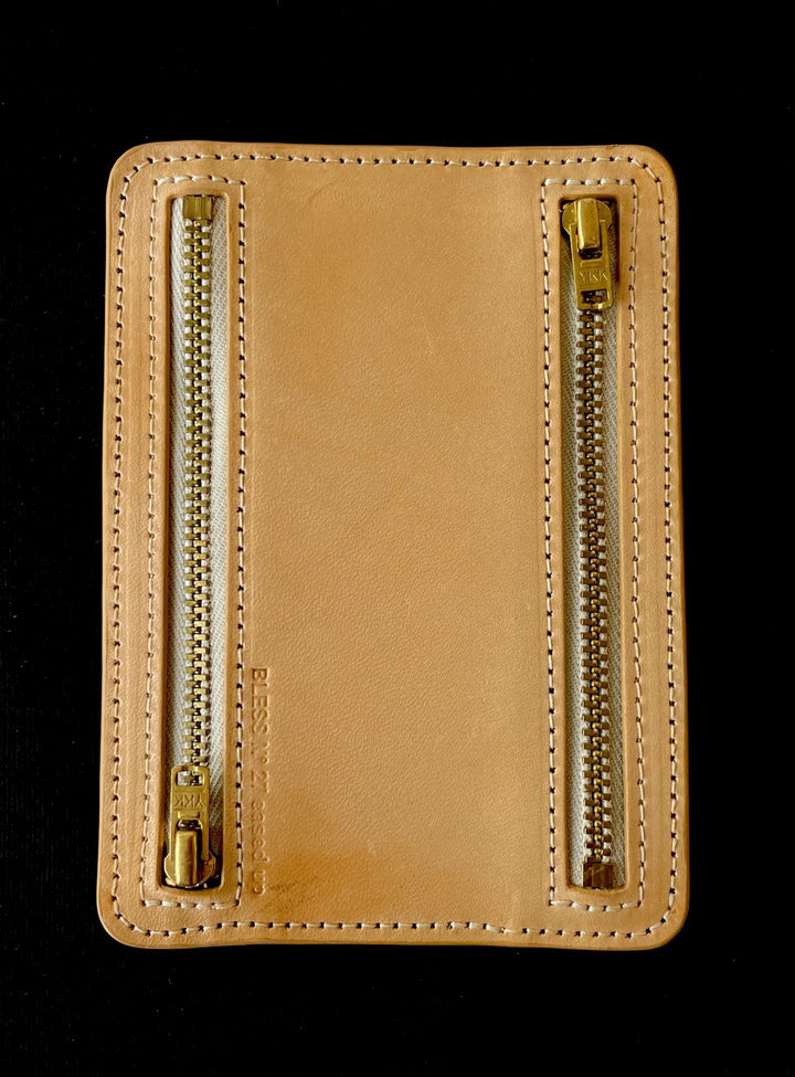 Zipper Purse, Natural BLESS