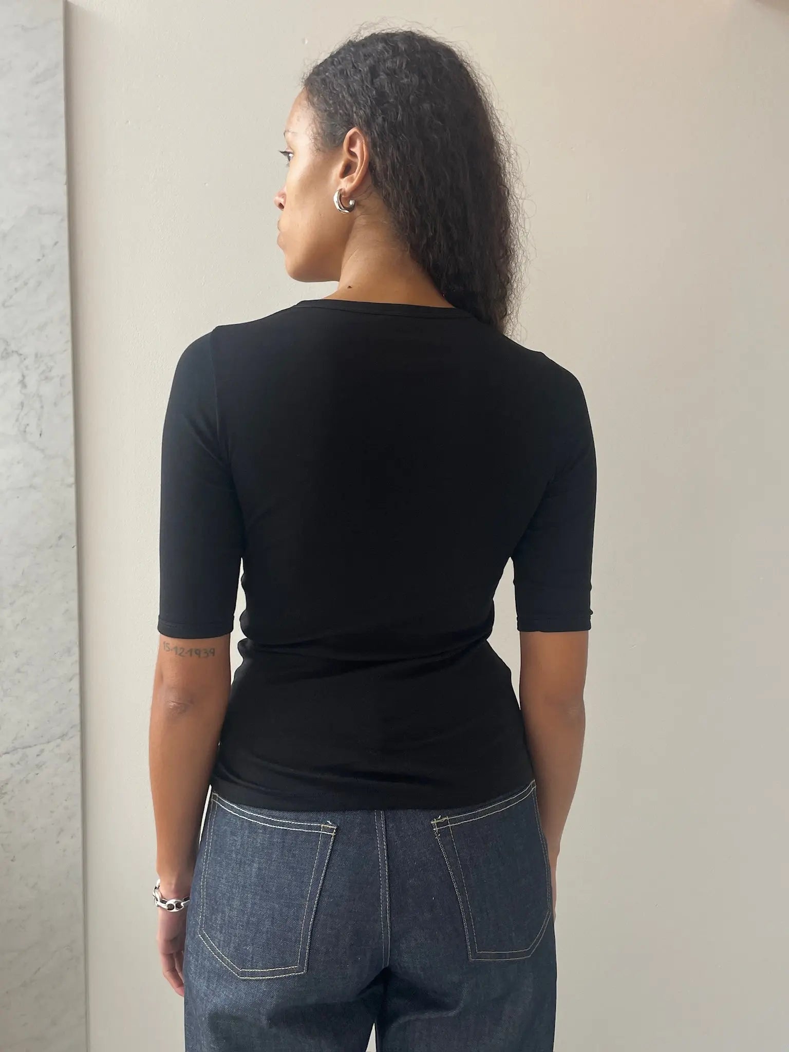 Anna Tee, Black FLORE FLORE