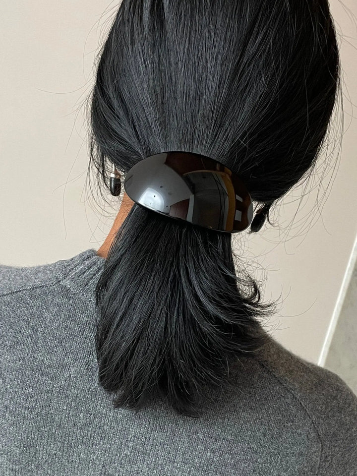 Barrette Ovale, Black Deliska-H