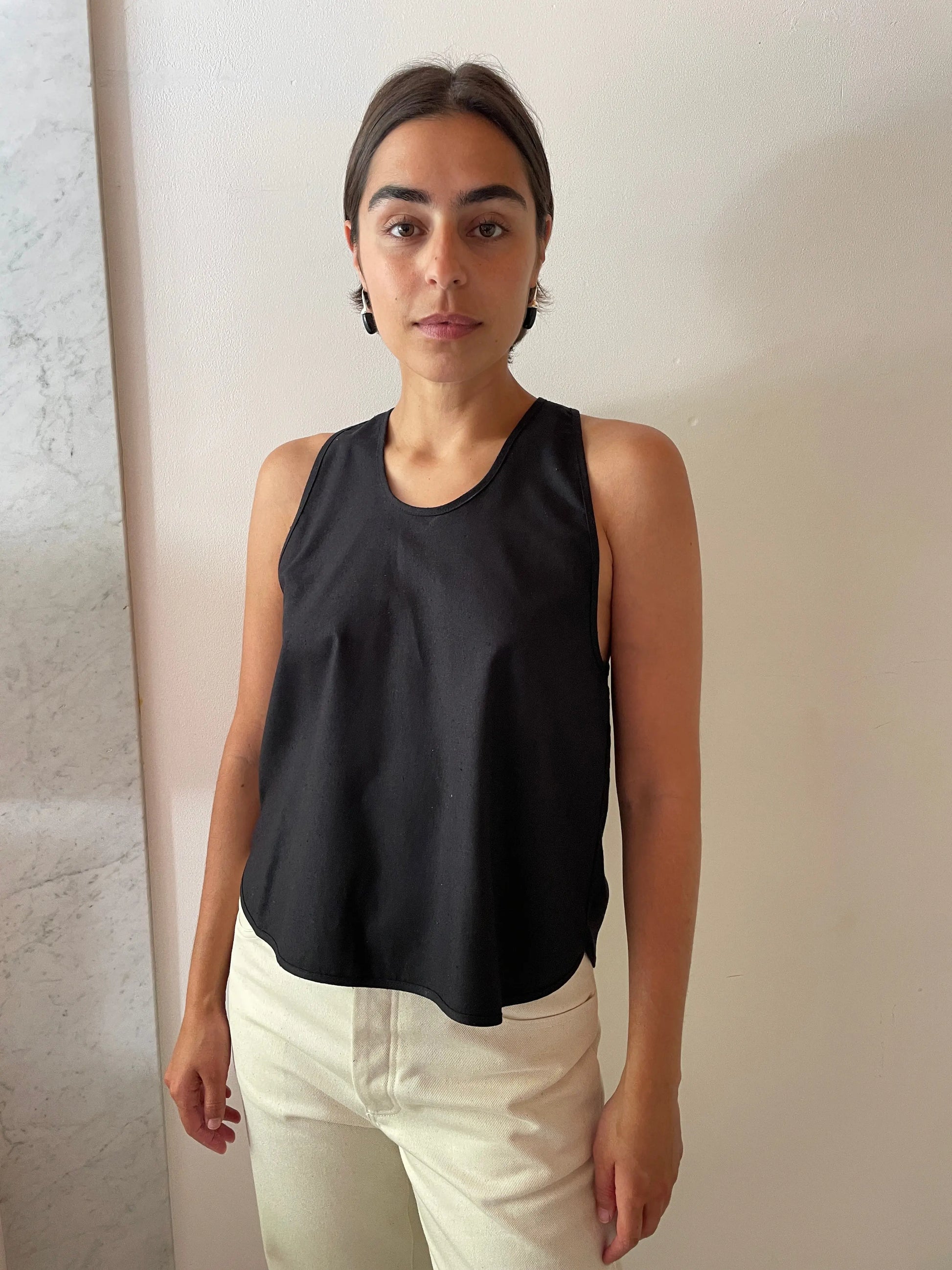 Apron Top, Black BASERANGE