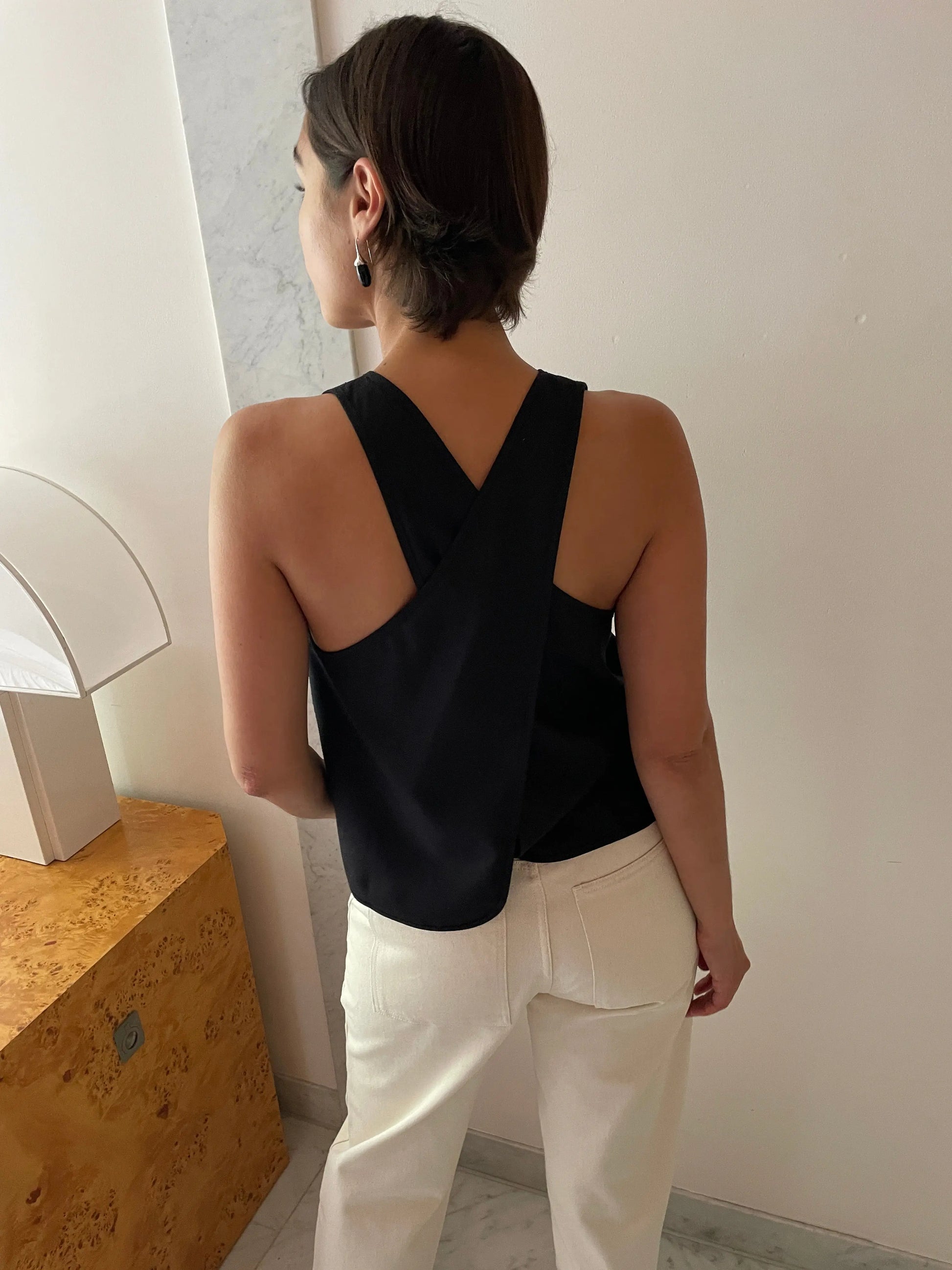 Apron Top, Black BASERANGE