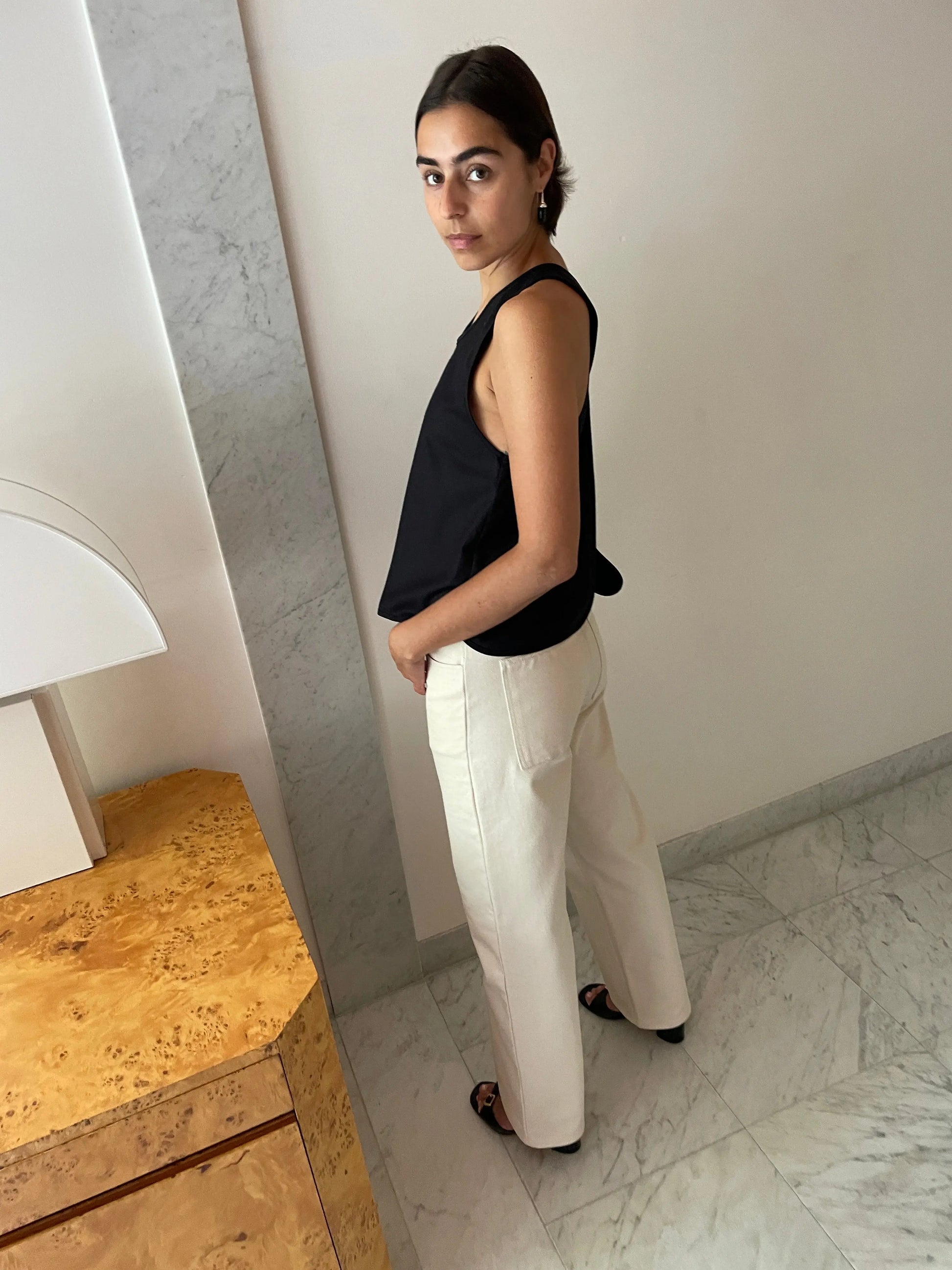 Apron Top, Black BASERANGE