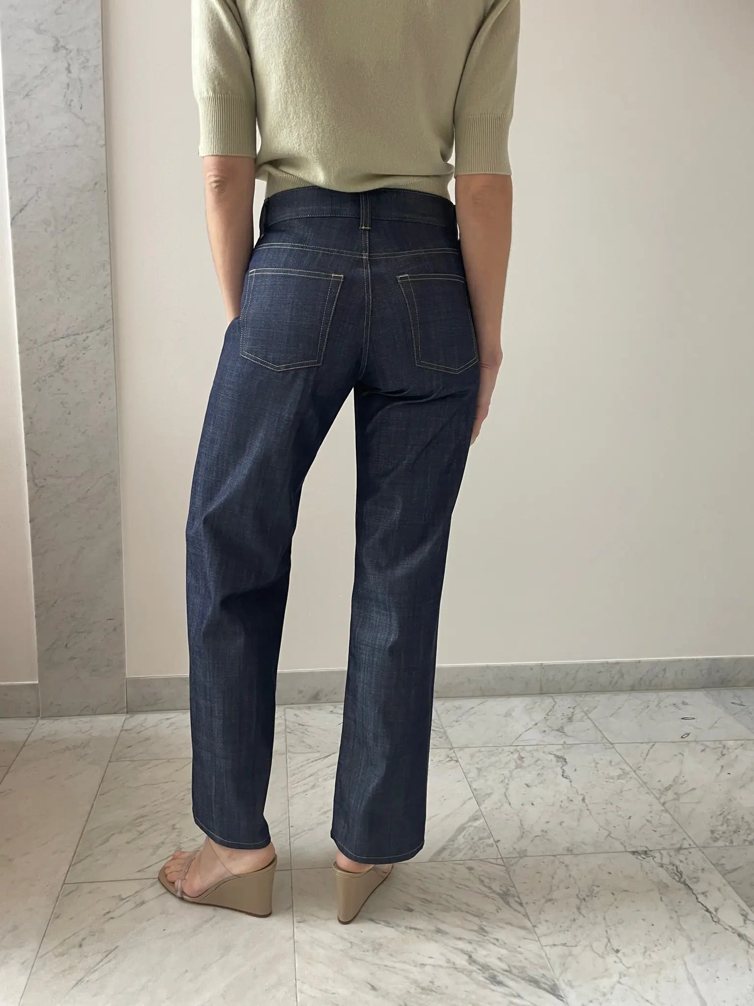 Sal Low Rise, Raw Denim OLGA BASHA