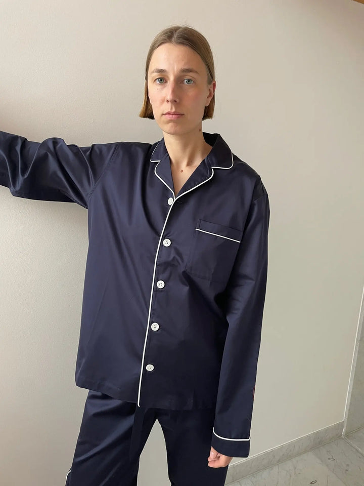 Long-sleeved Pyjama Shirt, Chelsea TEKLA