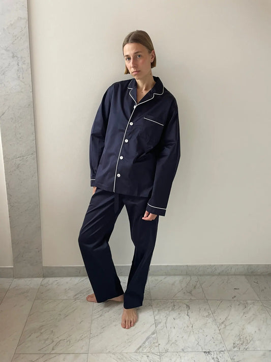 Long-sleeved Pyjama Shirt, Chelsea TEKLA