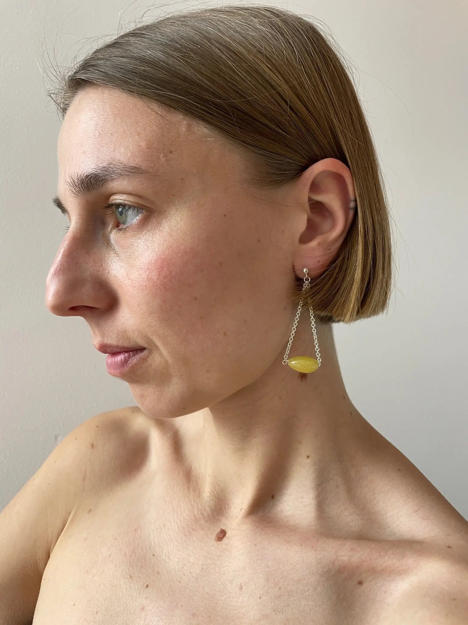 Rif Earring, Yellow SANTANGELO