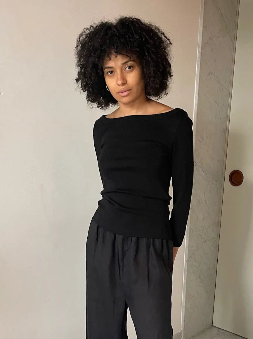 Steffi Tee, Black FLORE FLORE