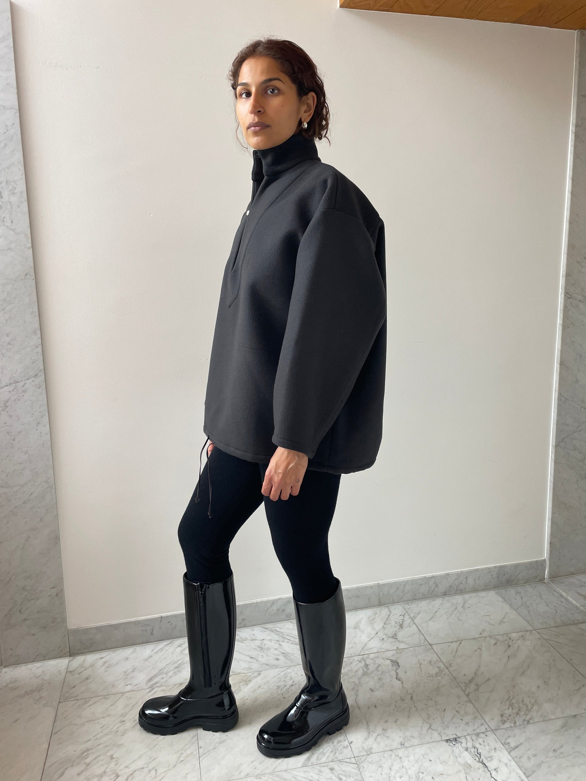 Tijntje High Boot, Shiny Black KASSL